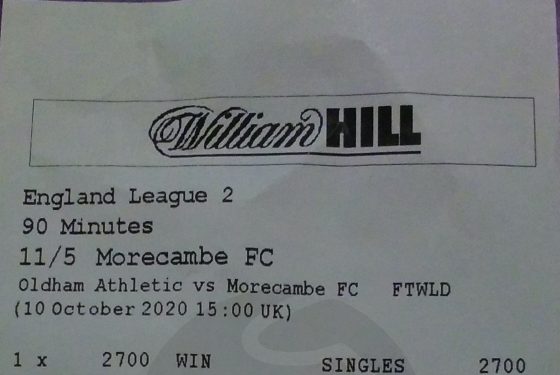 Oldham – Morecambe