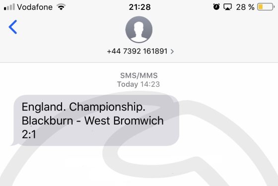 Blackburn – West Bromwich